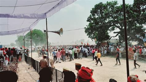 Akhilesh Yadav Azamgarh Rally अखिलेश यादव की बहुत बड़ी रैली में मच