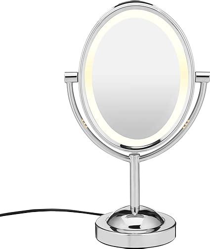 Conair Oval Shaped Double Sided Lighted Makeup Mirror X X