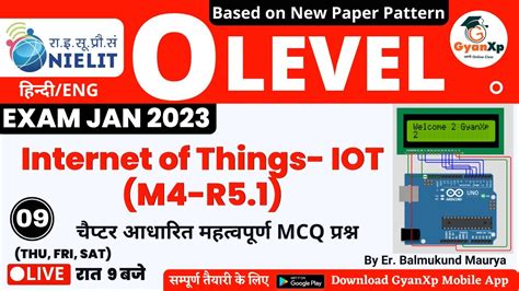 Class O Level Internet Of Things M R O Level Exam January