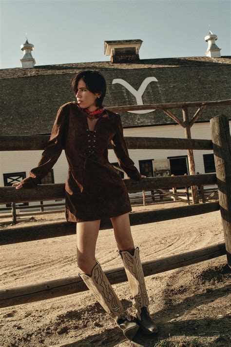 Kelsey Asbille Models Free People x Yellowstone Collection November