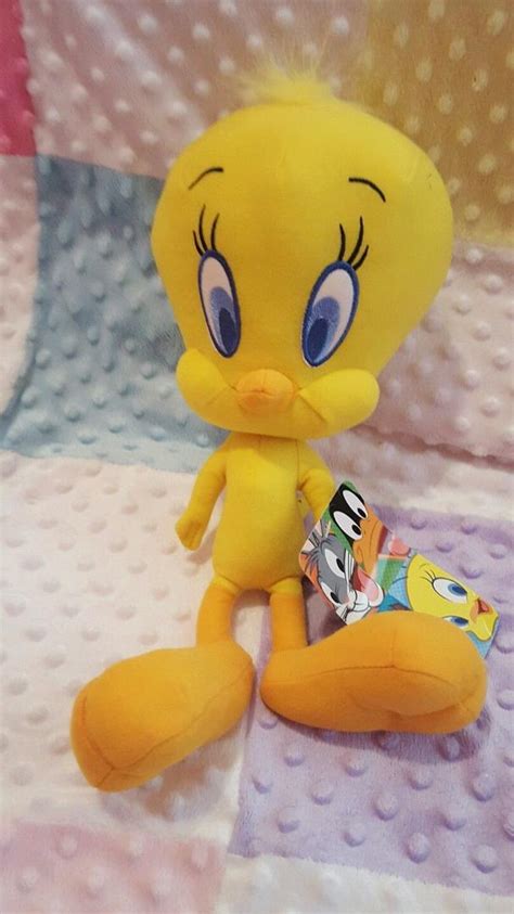 14" TWEETY BIRD PLUSH LOONEY TUNES LICENSED PLUSH TOY FACTORY | #1822806046