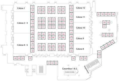 2025 Exhibit Hall Map Florida Environmental Network