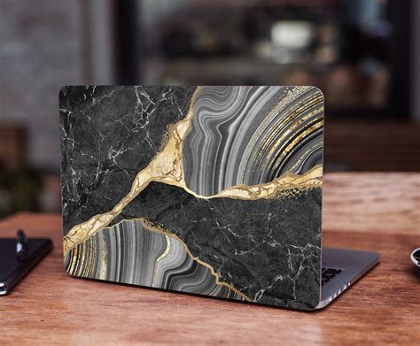 Dark Grey Marble Laptop Skins Acer Lenovo Chromebook Macbook - Etsy