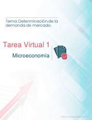 Tarea Virtual 1 Determinacion de la Demanda pdf Tema Determinación