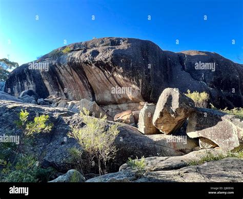 Wave Rock At Underground Creek Girraween National Park Queensland