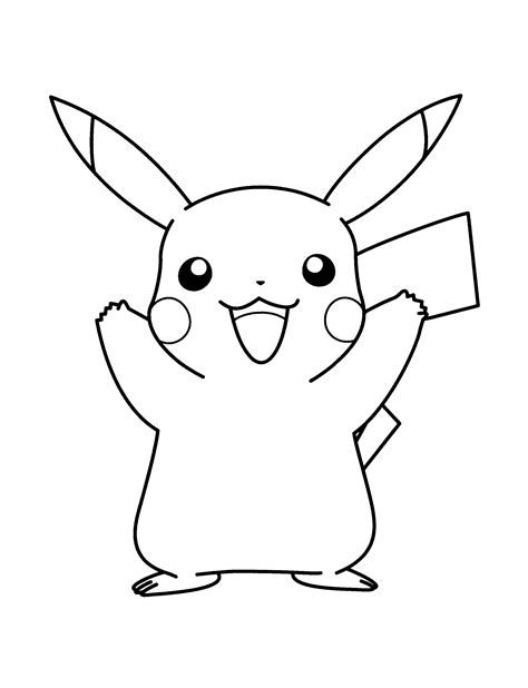 Kolorowanka Pokemon Pikachu Bajkowe Kolorowanki Dla Dzieci Do Druku