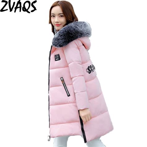 2020 New Winter Jacket Women Large Fur Hooded Thicken Coat Female