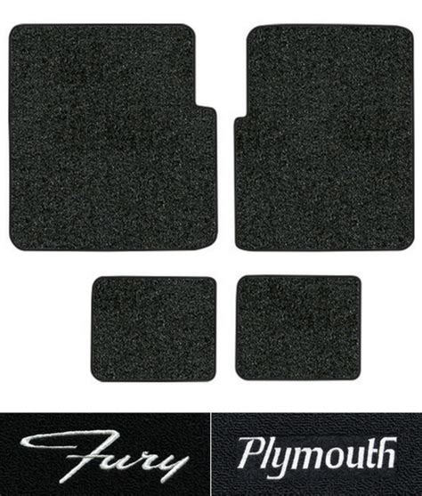 1974 1978 Plymouth Fury Floor Mats 4pc Cutpile Ebay