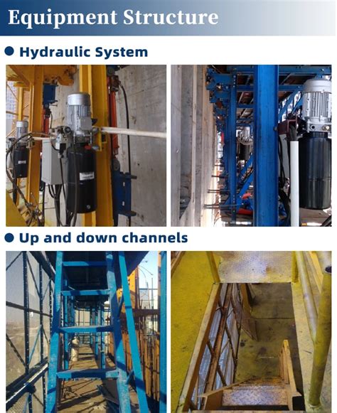 Hydraulic Climbing Formwork System For Elevator Shaft Construction High