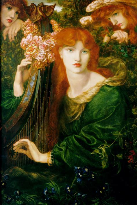 La Ghirlandata By Dante Gabriel Rossetti Oil On Canvas