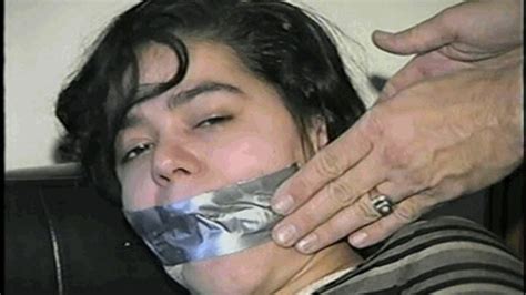 Yr OLD LATINA IS ACE BANDAGE DUCT TAPE WRISTS OTM HAND GAGGED