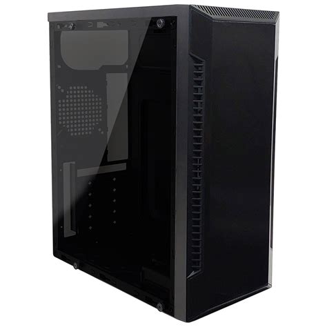 Gabinete Gamer Brazil Pc Bpc C Atx Lateral Em Vidro Preto Bpc