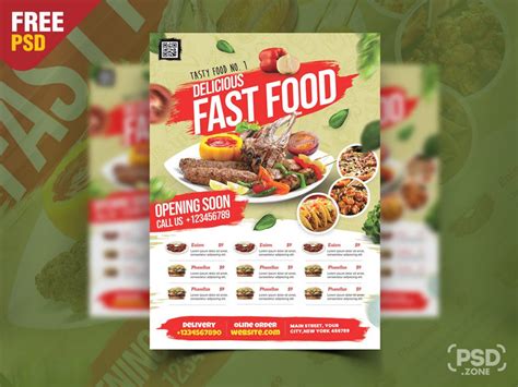 Restaurant Promotion Flyer Design Psd Psd Zone