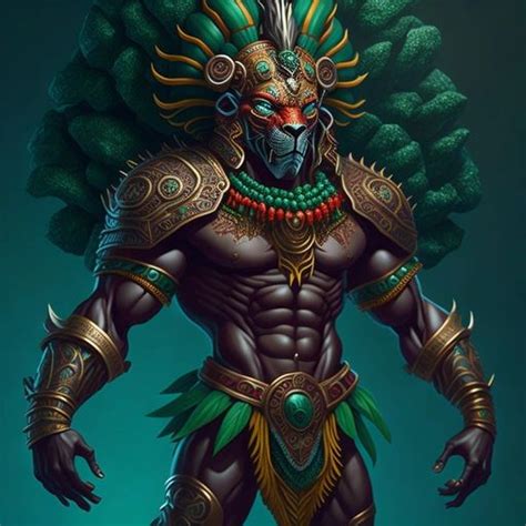 Dios Maya Azteca E Inca D Leopardo Emplumado Dios Maya Aztecas Inca