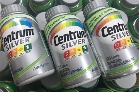 Vitamin tổng hợp Centrum Silver Adults 50+ 325 viên review