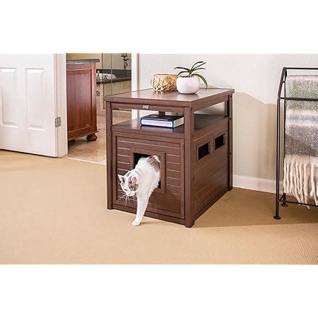 Amazon New Age Pet ECOFLEX Jumbo Litter Box Cover End Table