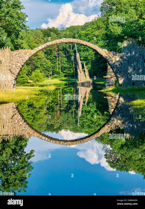 Rakotz Bridge Also Devil S Bridge And Basalt Columns The Organ In