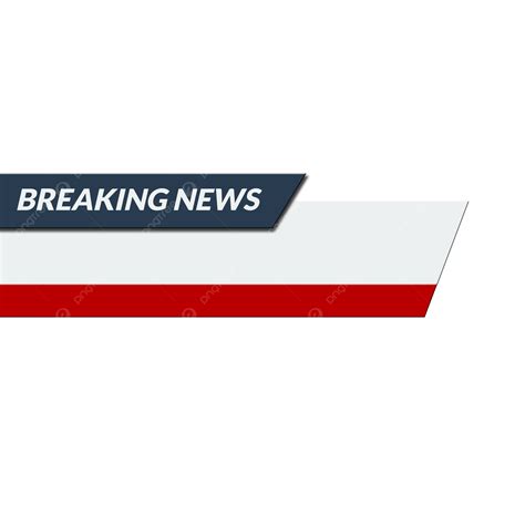 Breaking News Label Lower Third Banner Design Breaking News Label