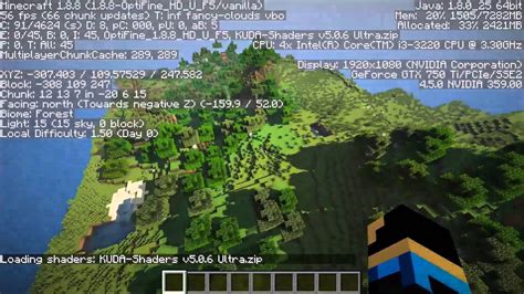 Minecraft NVidia Geforce GTX 750 Ti Shaders Benchmark HD YouTube