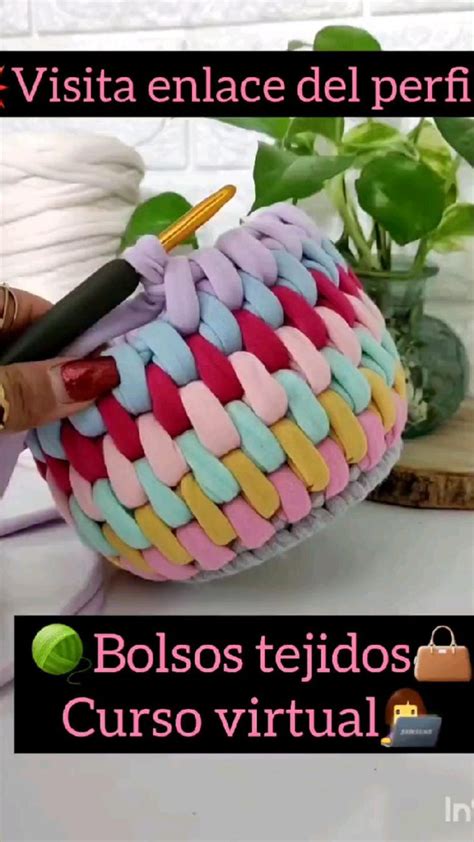 Bolsos Tejidos Con Trapillo O Totora En Manualidades Con