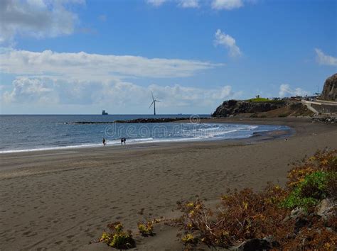 La Laja Beach Las Palmas De Gran Canaria Stock Image Image Of Marine