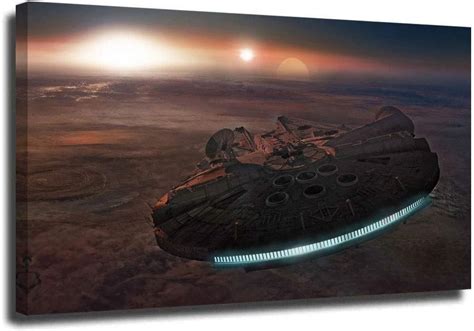 STTYE Millenium Falcon Star Wars Print Poster Millenium Falcon Star