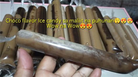 Ice Candy Cocoa Powder Flavor Pang Negosyo Malaking Tubo Sa Maliit Na