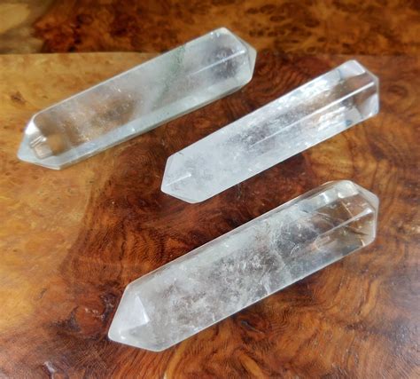 Quartz Double Terminated Crystal Point Clear by AmazingCrystals