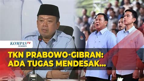 TKN Beberkan Alasan Prabowo Gibran Tak Ambil Cuti Di Hari Pertama