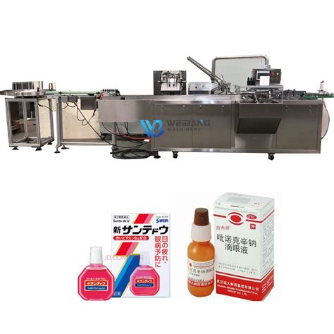 Eye Drops Bottles Automatic Horizontal Cartoning Machine China Carton