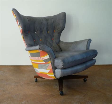 Original Retro G Plan Swivel Wing Chair 6250 Vintage Mid Century