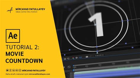 Movie Countdown After Effects Tutorial Youtube