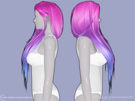 The Sims Resource Fantasy Retexture Of Aquaria Hair By Stealthic