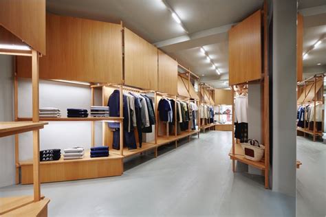 Milan A P C Store Opening Superfuture In Retail Interior