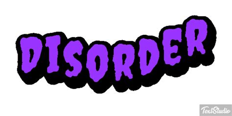 Disorder Word Animated  Logo Designs