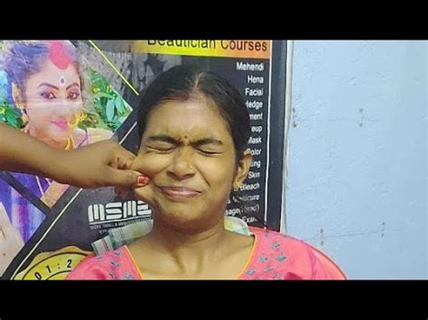 Cheek Pulling Lip Pulling Piggy Nose Massage And Shaving Youtube