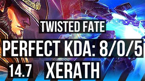 TF Vs XERATH MID 8 0 5 500 Games Legendary EUW Master 14 7