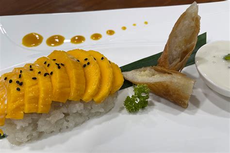 Mango Sticky Rice The Aviary Asian Fusion Cafe