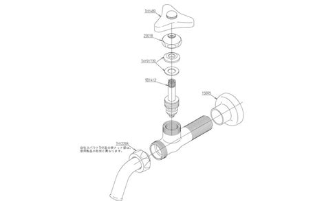 Amazon Toto 横水栓吐水口回転、節水、送り座付、寒冷地用 T200esun13c 洗濯機用水栓・万能水栓