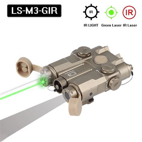 Laserspeed LS M3 FDE TAN Visible Infrared Aiming Laser Pointer IR Laser