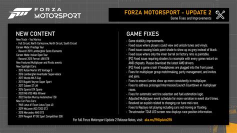 Forza Motorsport Update 2 Now Live Here Are The Full Patch Notes