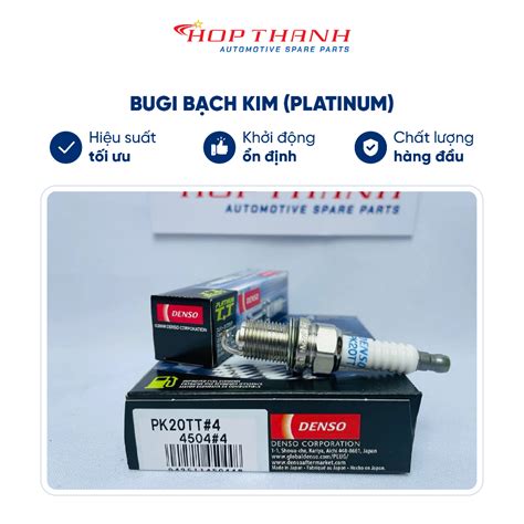 Bugi ô tô bạch kim Platinum DENSO chính hãng dùng cho xe TOYOTA Altis