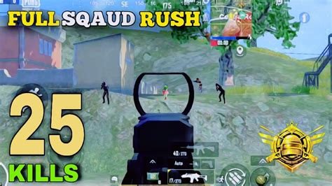 25 Kills 🔥 🔥pubg Lite Solo Vs Squad Full 1v4 Intense Rush Gameplay