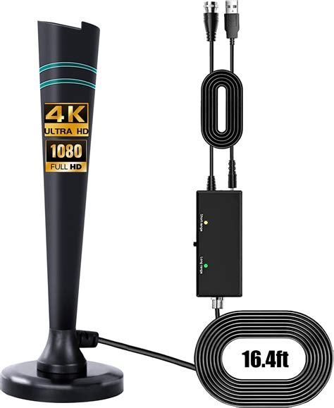 Amazon.com: Indoor Digital TV Antenna – for Smart and Older TVs, 8K 4K Full HD Compatible, 850