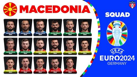 NORTH MACEDONIA SQUAD EURO 2024 QUALIFIERS UEFA EURO 2024 YouTube