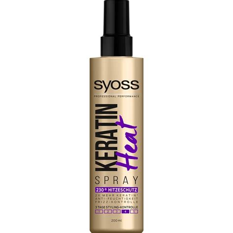 Styling Spray de protección térmica Queratina Heat Fijación 4 de Syoss