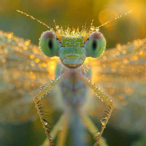 Premium AI Image | Macro shots of insects