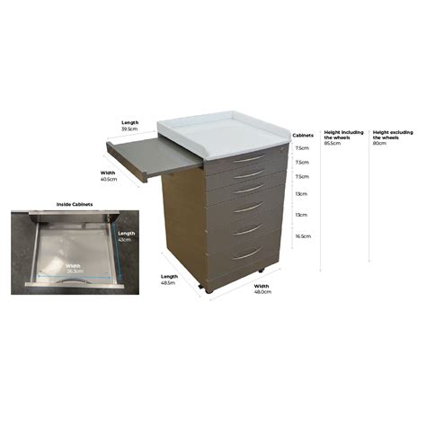 MediPros Dental Cabinet With Extension D3007 HIT Dental Medical