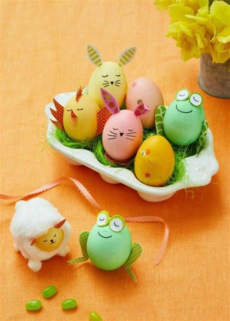 70 Ideas de Huevos de Pascua Decorados Sencillos y Fáciles