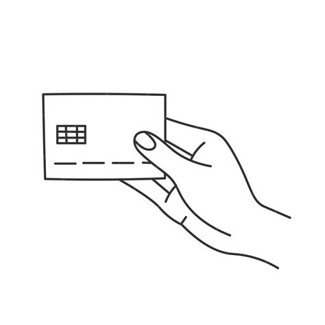 Premium Vector Hand Holding Credit Card